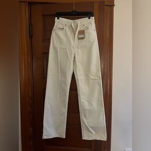 Reformation size 28 Wilder jeans NWT off white